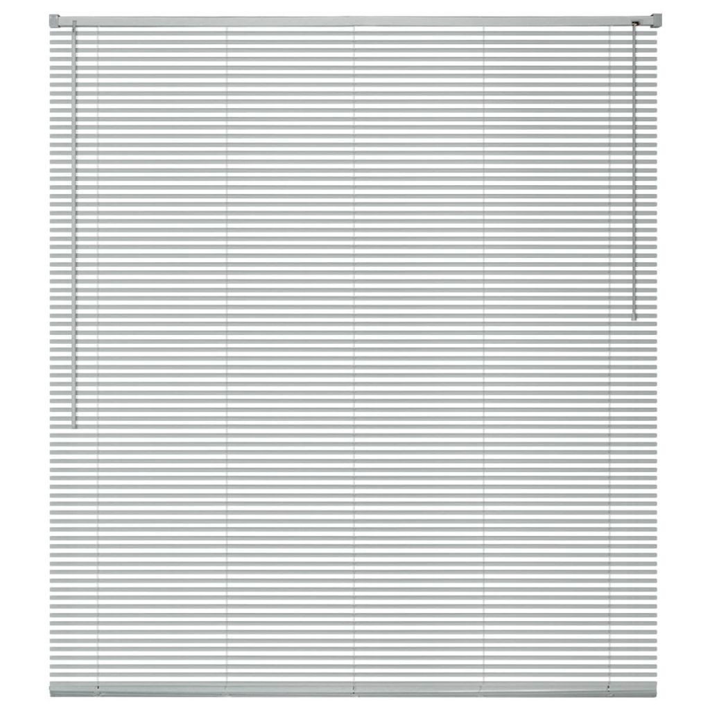 Window Blinds Aluminium 160x160 cm Silver